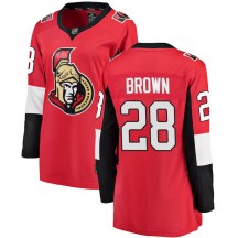 Women's Fanatics Branded Ottawa Senators Connor Brown Red Home Jersey - Breakaway