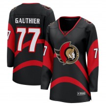 Women's Fanatics Branded Ottawa Senators Julien Gauthier Black Special Edition 2.0 Jersey - Breakaway
