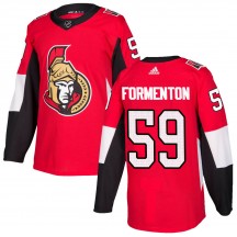 Youth Adidas Ottawa Senators Alex Formenton Red Home Jersey - Authentic