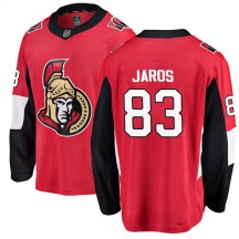 Men's Fanatics Branded Ottawa Senators Christian Jaros Red Home Jersey - Breakaway
