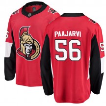 Men's Fanatics Branded Ottawa Senators Magnus Paajarvi Red Home Jersey - Breakaway