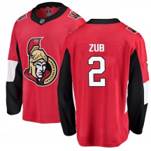 Men's Fanatics Branded Ottawa Senators Artem Zub Red Home Jersey - Breakaway