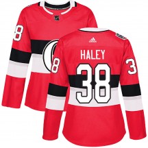 Women's Adidas Ottawa Senators Micheal Haley Red 2017 100 Classic Jersey - Authentic