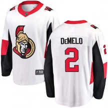 Men's Fanatics Branded Ottawa Senators Dylan DeMelo White Away Jersey - Breakaway