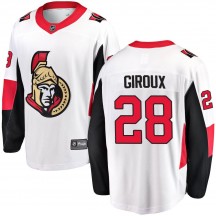 Men's Fanatics Branded Ottawa Senators Claude Giroux White Away Jersey - Breakaway