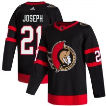 Men's Adidas Ottawa Senators Mathieu Joseph Black 2020/21 Home Jersey - Authentic