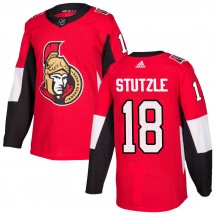 Men's Adidas Ottawa Senators Tim Stutzle Red Home Jersey - Authentic