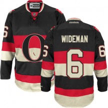 Men's Reebok Ottawa Senators Chris Wideman Black New Third Jersey - Authentic