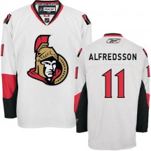 Men's Reebok Ottawa Senators Daniel Alfredsson White Away Jersey - Premier