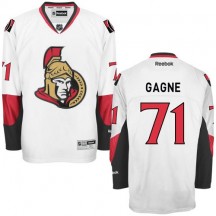 Men's Reebok Ottawa Senators Gabriel Gagne White Away Jersey - Premier