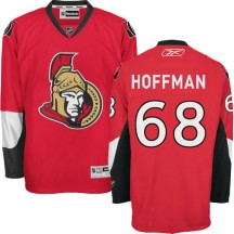 Men's Reebok Ottawa Senators Mike Hoffman Red Home Jersey - Authentic