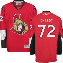 Men's Reebok Ottawa Senators Thomas Chabot Red Home Jersey - Authentic