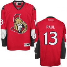Men's Reebok Ottawa Senators Nick Paul Red Home Jersey - - Premier