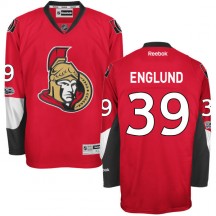 Youth Reebok Ottawa Senators Andreas Englund Red Home Centennial Patch Jersey - Authentic