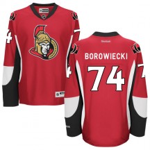 Women's Reebok Ottawa Senators Mark Borowiecki Red Home Jersey - - Premier