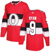 Men's Adidas Ottawa Senators Bobby Ryan Red 2017 100 Classic Jersey - Authentic