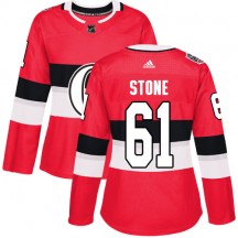 Women's Adidas Ottawa Senators Mark Stone Red 2017 100 Classic Jersey - Authentic