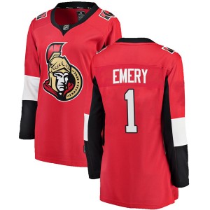 Women's Fanatics Branded Ottawa Senators Ray Emery Red Home Jersey - Breakaway