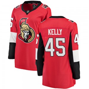 Women's Fanatics Branded Ottawa Senators Parker Kelly Red Home Jersey - Breakaway