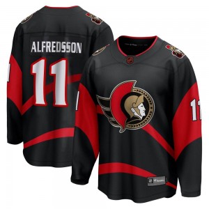 Men's Fanatics Branded Ottawa Senators Daniel Alfredsson Black Special Edition 2.0 Jersey - Breakaway