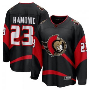 Men's Fanatics Branded Ottawa Senators Travis Hamonic Black Special Edition 2.0 Jersey - Breakaway