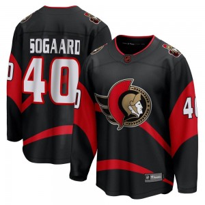 Men's Fanatics Branded Ottawa Senators Mads Sogaard Black Special Edition 2.0 Jersey - Breakaway