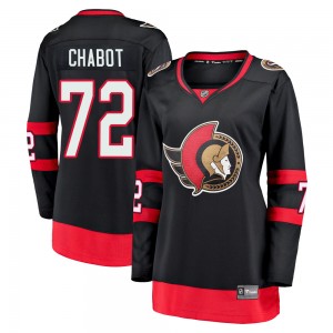 Women's Fanatics Branded Ottawa Senators Thomas Chabot Black Breakaway 2020/21 Home Jersey - Premier