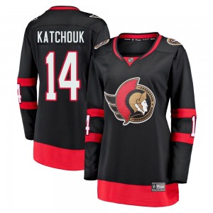 Women's Fanatics Branded Ottawa Senators Boris Katchouk Black Breakaway 2020/21 Home Jersey - Premier