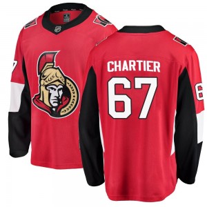 Youth Fanatics Branded Ottawa Senators Rourke Chartier Red Home Jersey - Breakaway