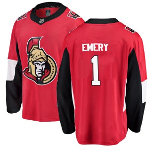 Youth Fanatics Branded Ottawa Senators Ray Emery Red Home Jersey - Breakaway