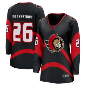 Women's Fanatics Branded Ottawa Senators Erik Brannstrom Black Special Edition 2.0 Jersey - Breakaway