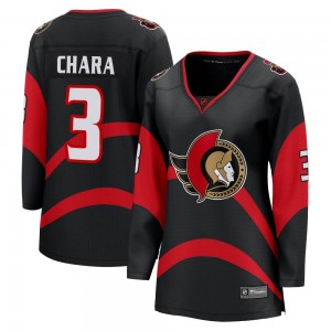 Women's Fanatics Branded Ottawa Senators Zdeno Chara Black Special Edition 2.0 Jersey - Breakaway