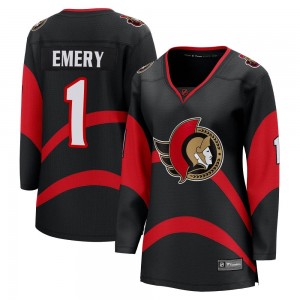 Women's Fanatics Branded Ottawa Senators Ray Emery Black Special Edition 2.0 Jersey - Breakaway