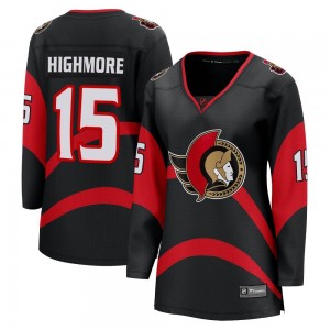 Women's Fanatics Branded Ottawa Senators Matthew Highmore Black Special Edition 2.0 Jersey - Breakaway