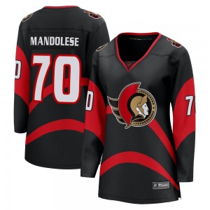 Women's Fanatics Branded Ottawa Senators Kevin Mandolese Black Special Edition 2.0 Jersey - Breakaway