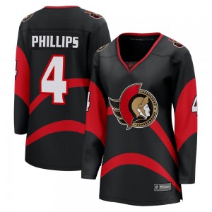 Women's Fanatics Branded Ottawa Senators Chris Phillips Black Special Edition 2.0 Jersey - Breakaway