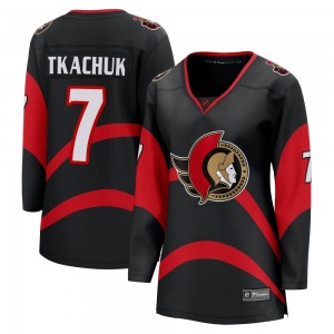 Women's Fanatics Branded Ottawa Senators Brady Tkachuk Black Special Edition 2.0 Jersey - Breakaway