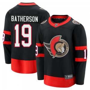 Men's Fanatics Branded Ottawa Senators Drake Batherson Black Breakaway 2020/21 Home Jersey - Premier