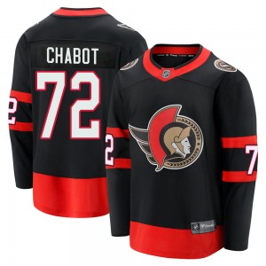 Men's Fanatics Branded Ottawa Senators Thomas Chabot Black Breakaway 2020/21 Home Jersey - Premier