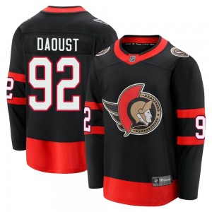 Men's Fanatics Branded Ottawa Senators Philippe Daoust Black Breakaway 2020/21 Home Jersey - Premier