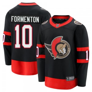 Men's Fanatics Branded Ottawa Senators Alex Formenton Black Breakaway 2020/21 Home Jersey - Premier