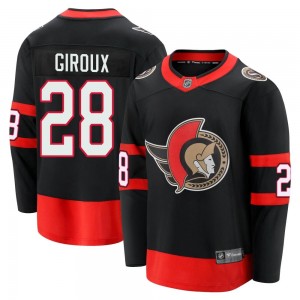 Men's Fanatics Branded Ottawa Senators Claude Giroux Black Breakaway 2020/21 Home Jersey - Premier