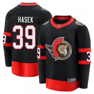 Men's Fanatics Branded Ottawa Senators Dominik Hasek Black Breakaway 2020/21 Home Jersey - Premier