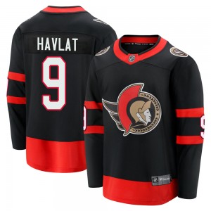 Men's Fanatics Branded Ottawa Senators Martin Havlat Black Breakaway 2020/21 Home Jersey - Premier