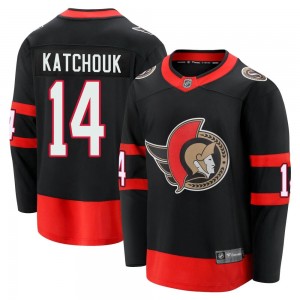 Men's Fanatics Branded Ottawa Senators Boris Katchouk Black Breakaway 2020/21 Home Jersey - Premier