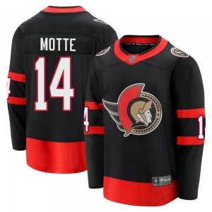 Men's Fanatics Branded Ottawa Senators Tyler Motte Black Breakaway 2020/21 Home Jersey - Premier