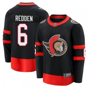 Men's Fanatics Branded Ottawa Senators Wade Redden Black Breakaway 2020/21 Home Jersey - Premier