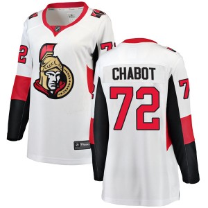 Women's Fanatics Branded Ottawa Senators Thomas Chabot White Away Jersey - Breakaway