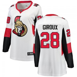 Women's Fanatics Branded Ottawa Senators Claude Giroux White Away Jersey - Breakaway