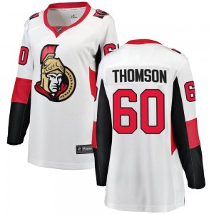 Women's Fanatics Branded Ottawa Senators Lassi Thomson White Away Jersey - Breakaway